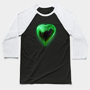 Green Heart Baseball T-Shirt